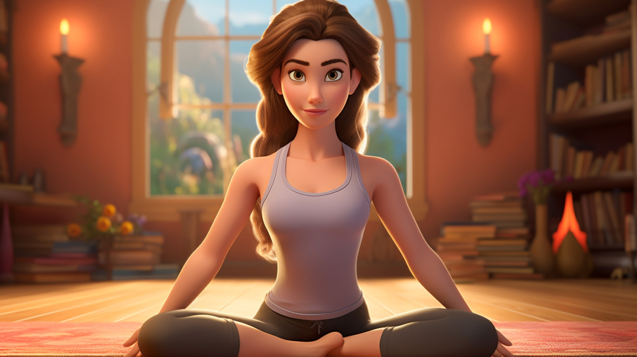 Healthy lifestyle yoga