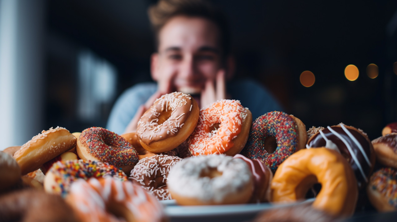 Kid loving their spaghetti