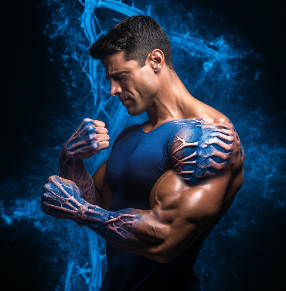 Elderly woman with arm pain