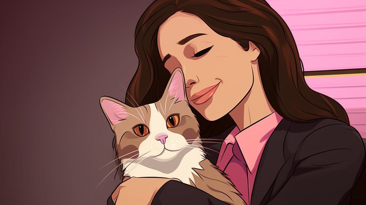 Purrfect way to end the day