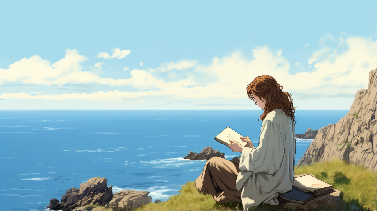 A moment of peace and tranquility