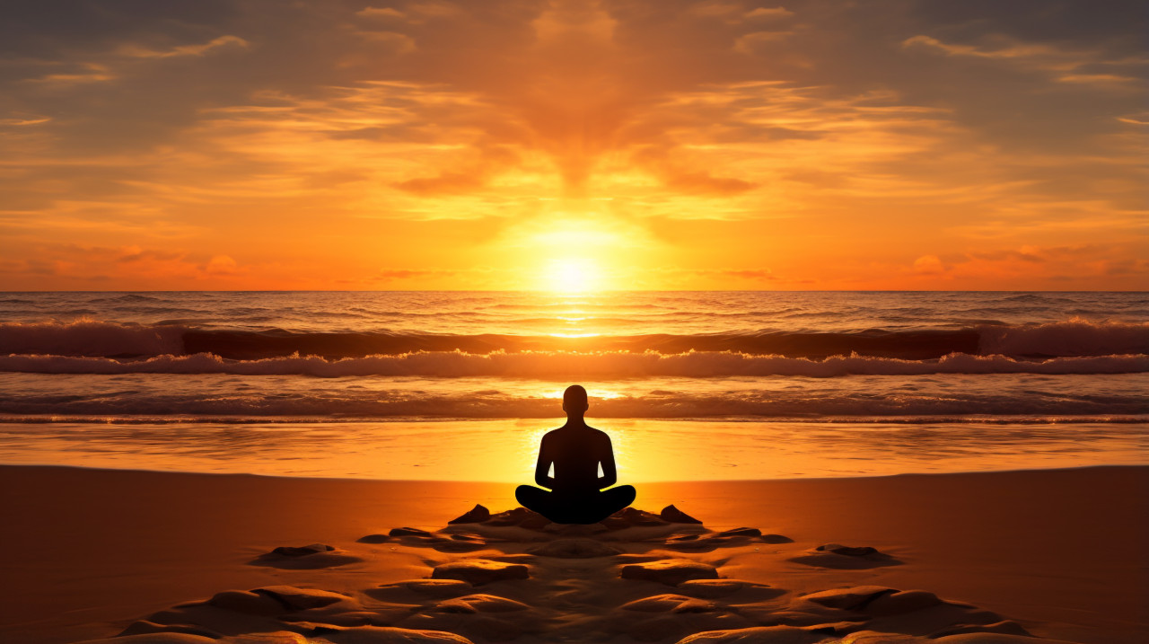 Sunbather taking in the views