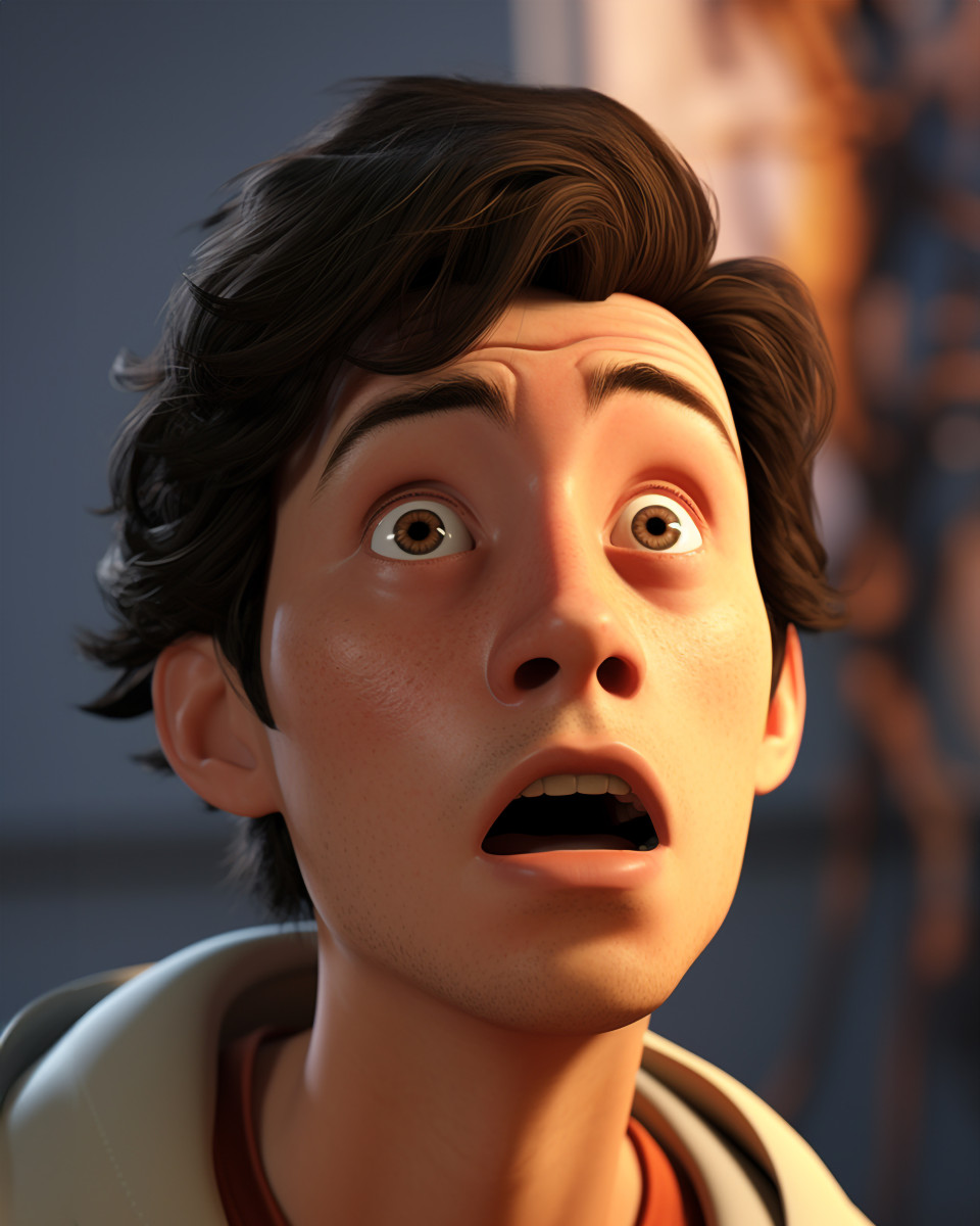 Young person feeling nervous