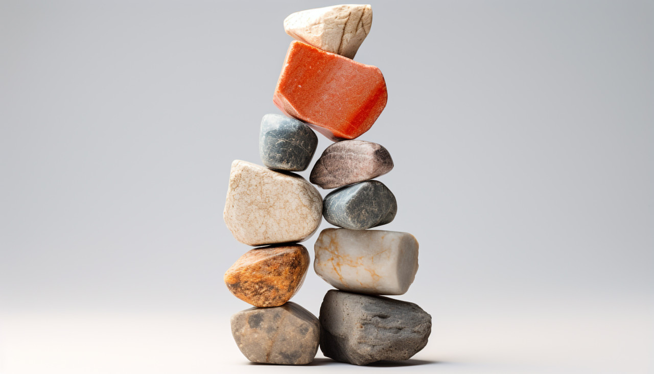 Handcrafted rock sculpture