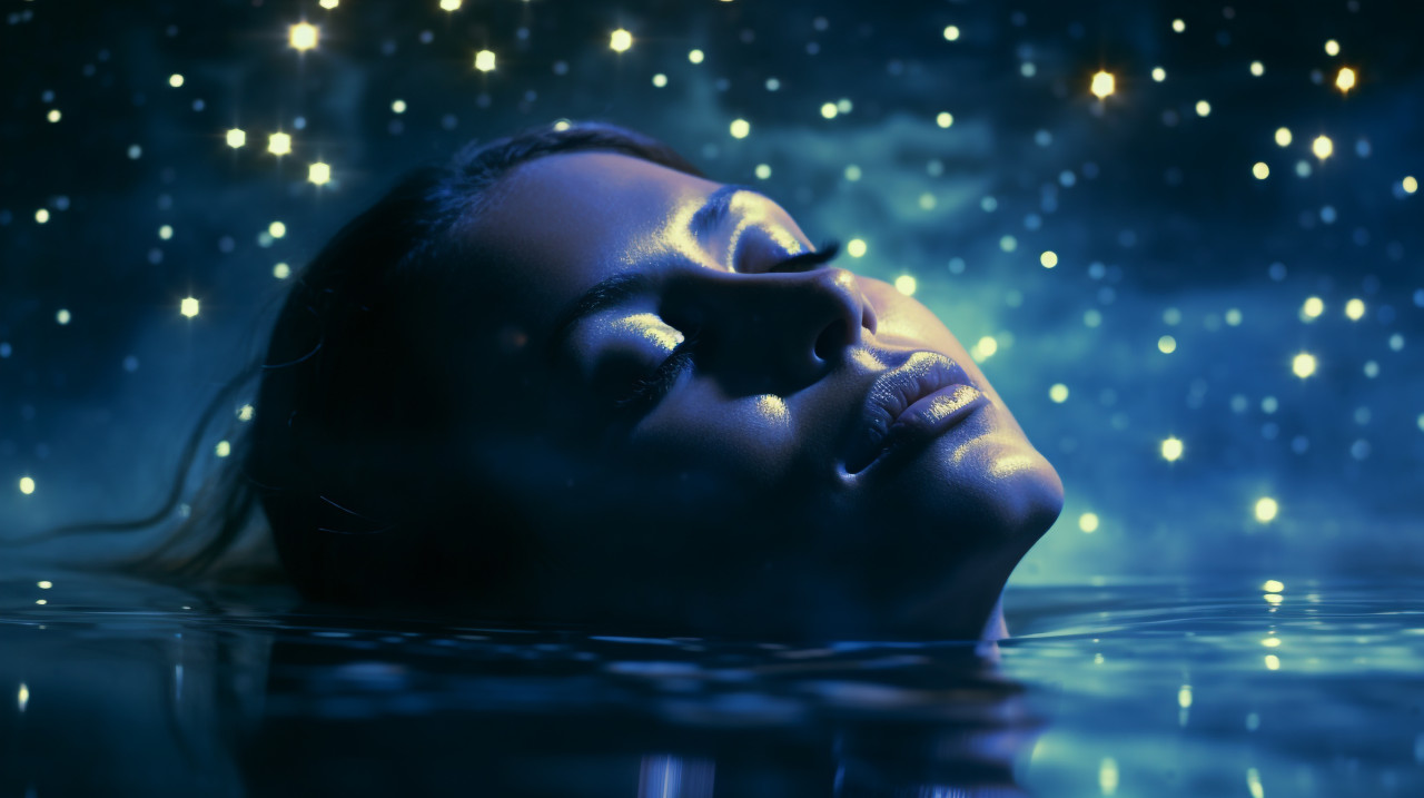 Floating in the milky way