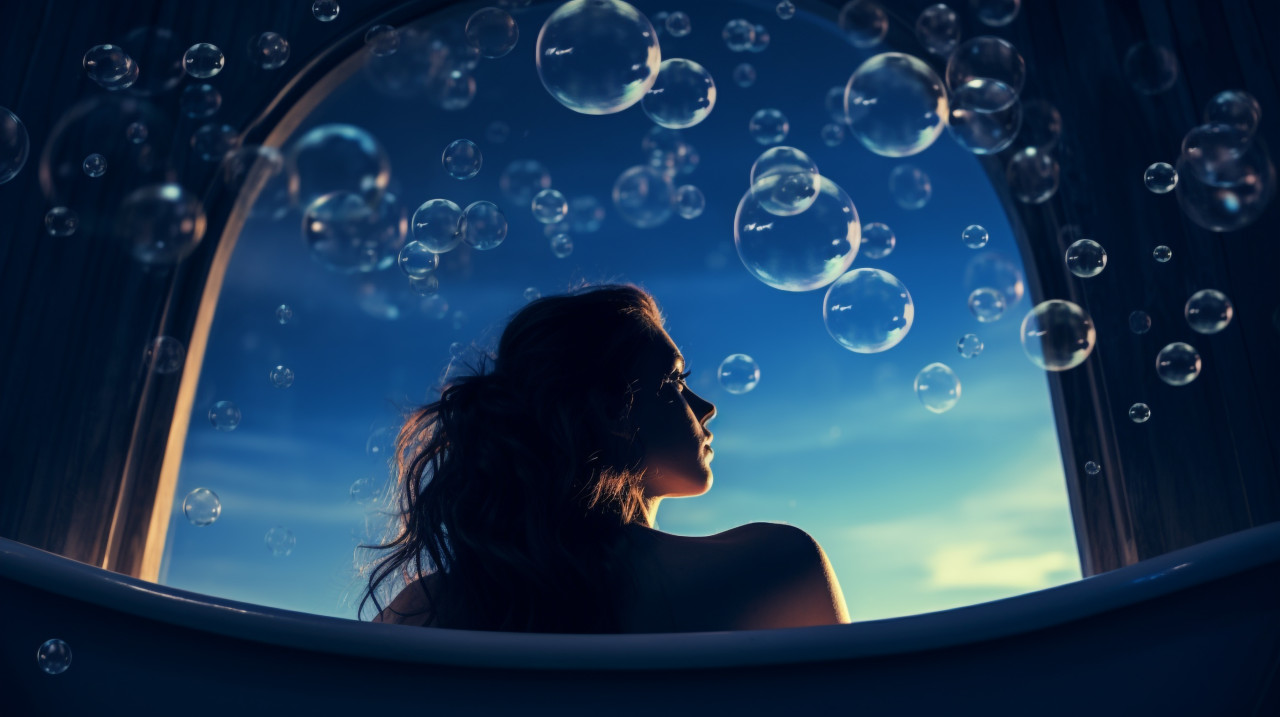 Relaxing in a cloud of bubbles