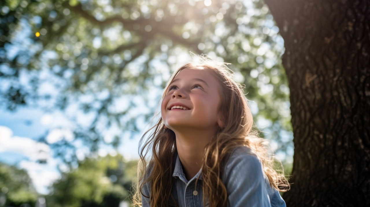 Runner enjoying nature