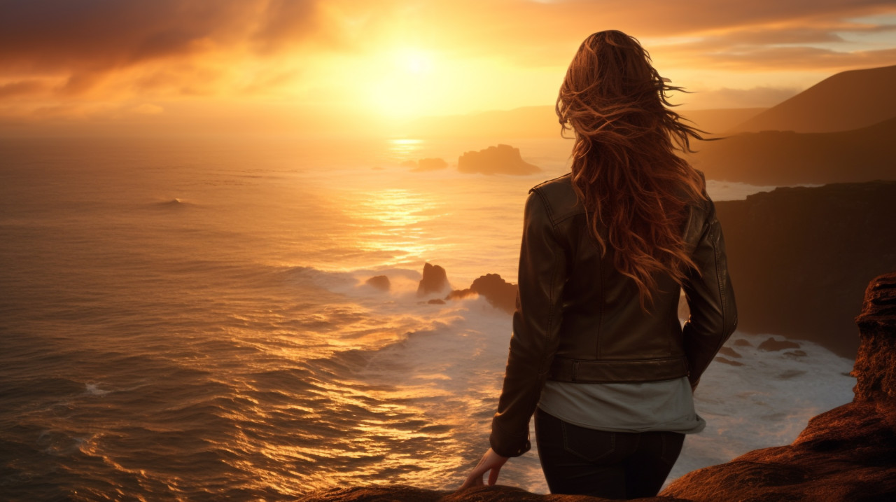 Solitude on the cliff