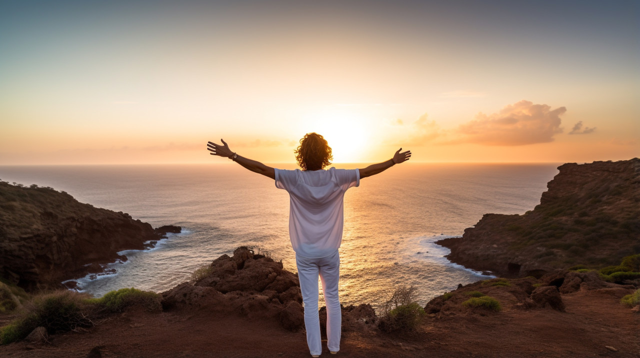 Pondering the vastness of the ocean