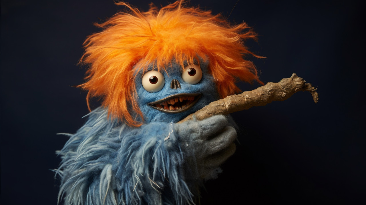 Toy with contrasting colors