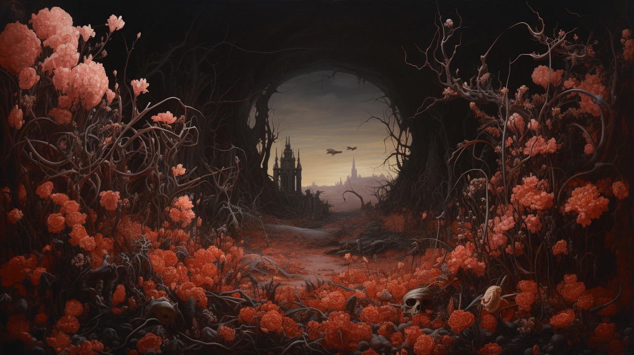 Flowering medieval world