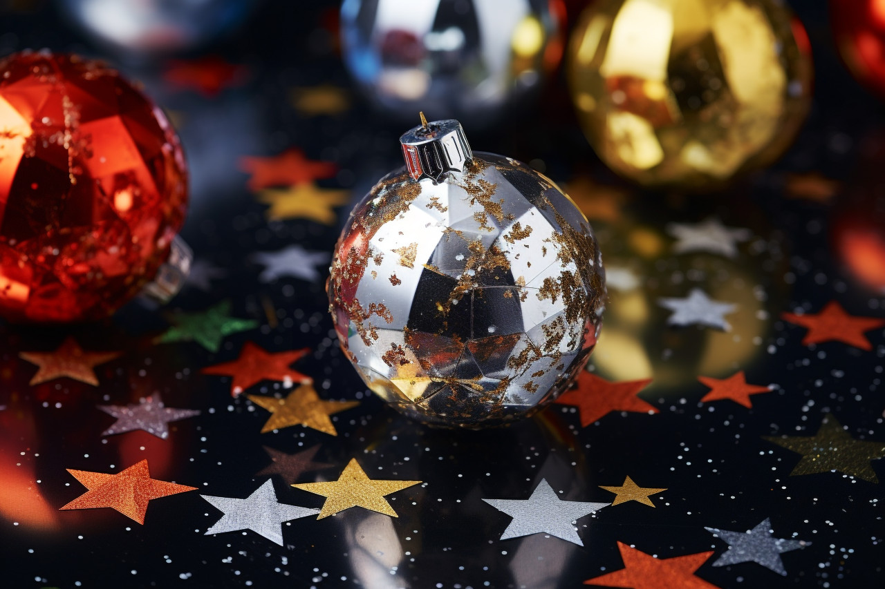 A picture of christmas and new year decorations, christmas festival celebration images