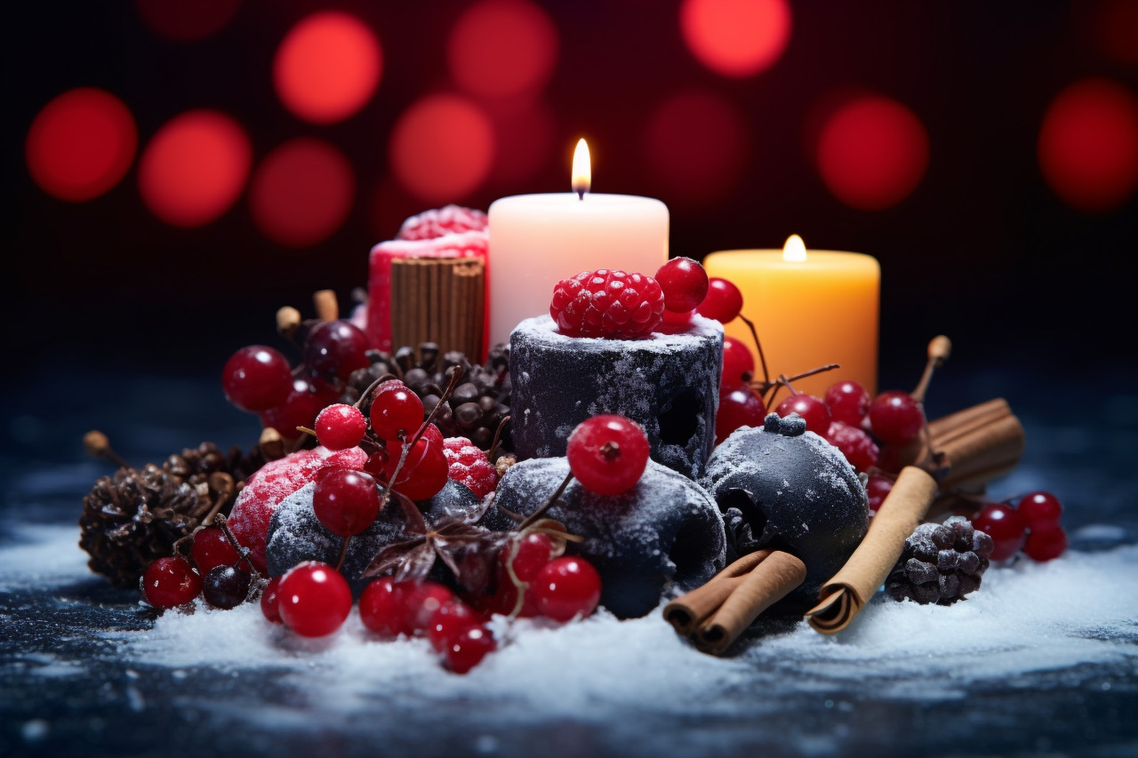 A picture of christmas or winter decorations arranged together, christmas festival celebration images