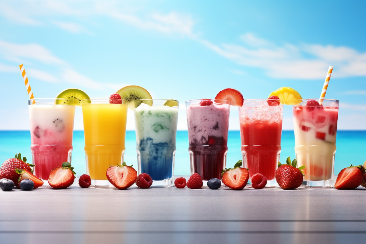 A picture of a tasty thirst quenching drink that is perfect for the summer, food and drink at home image