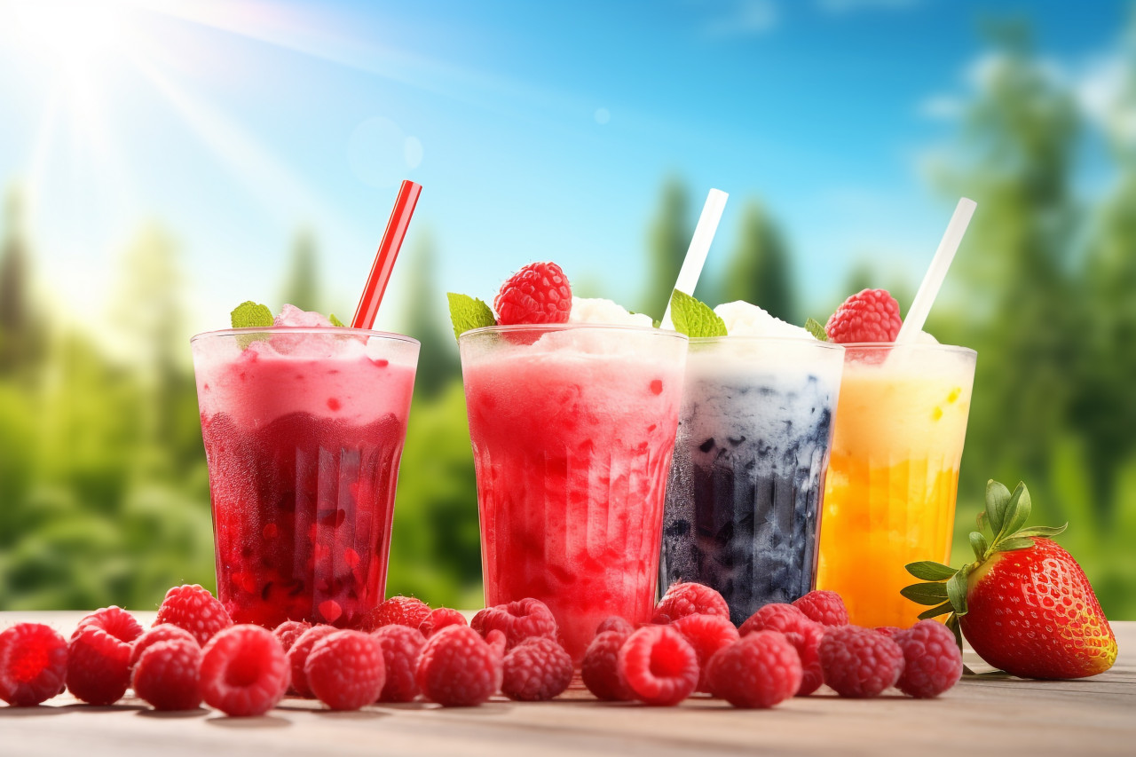 A picture of a tasty thirst quenching drink that is perfect for the summer, food and drink at home image