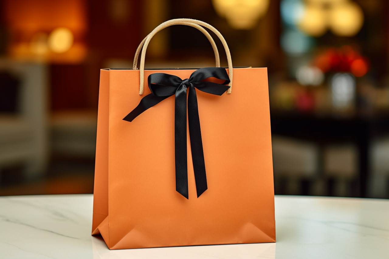 An empty shopping bag waiting to be filled with black friday deals, black friday image