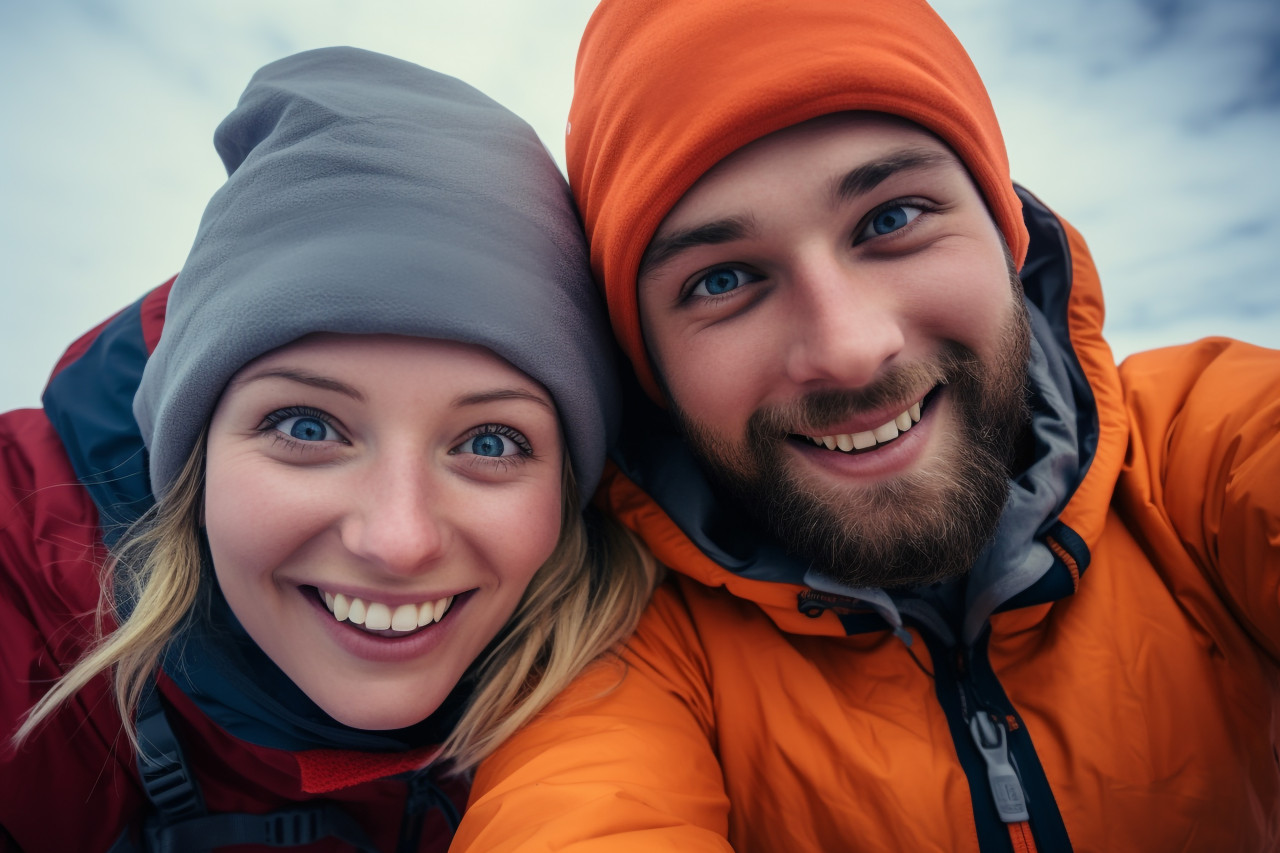Happy young couple photo