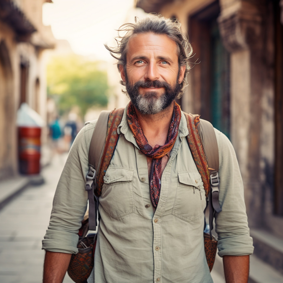 Cultural traveler on a journey of discovery