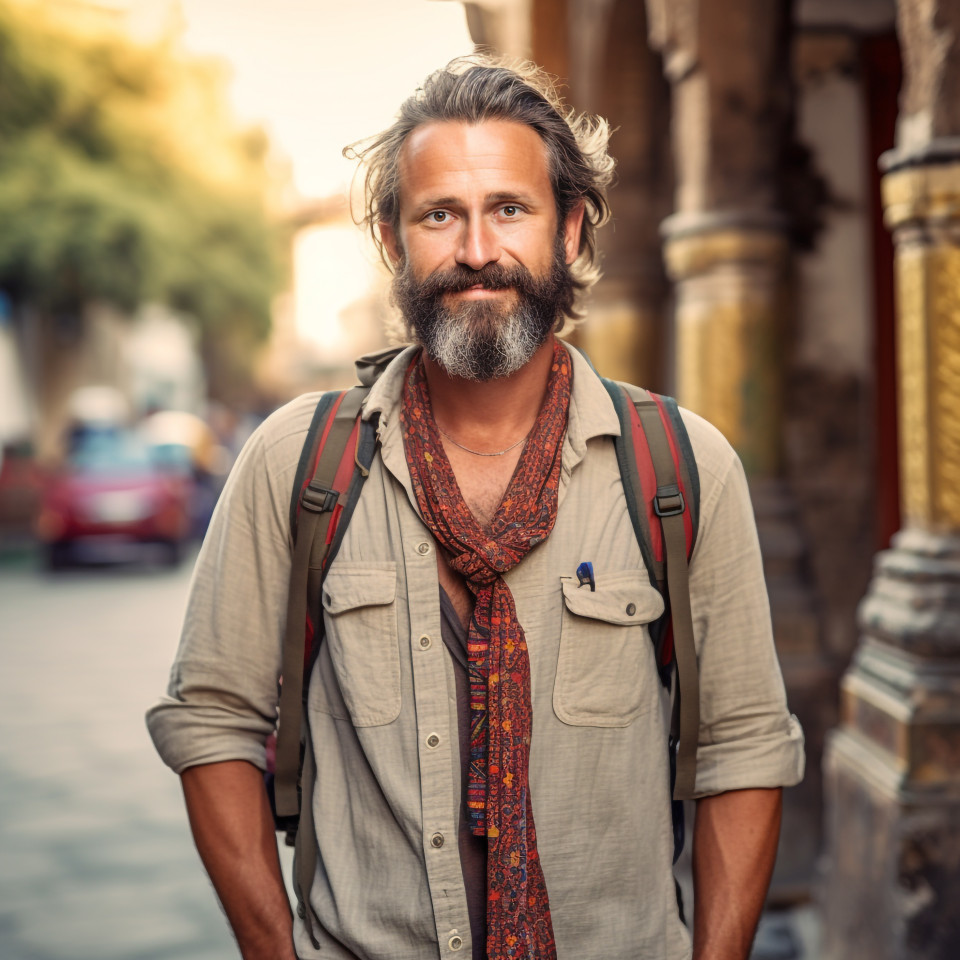 Cultural traveler on a journey of discovery