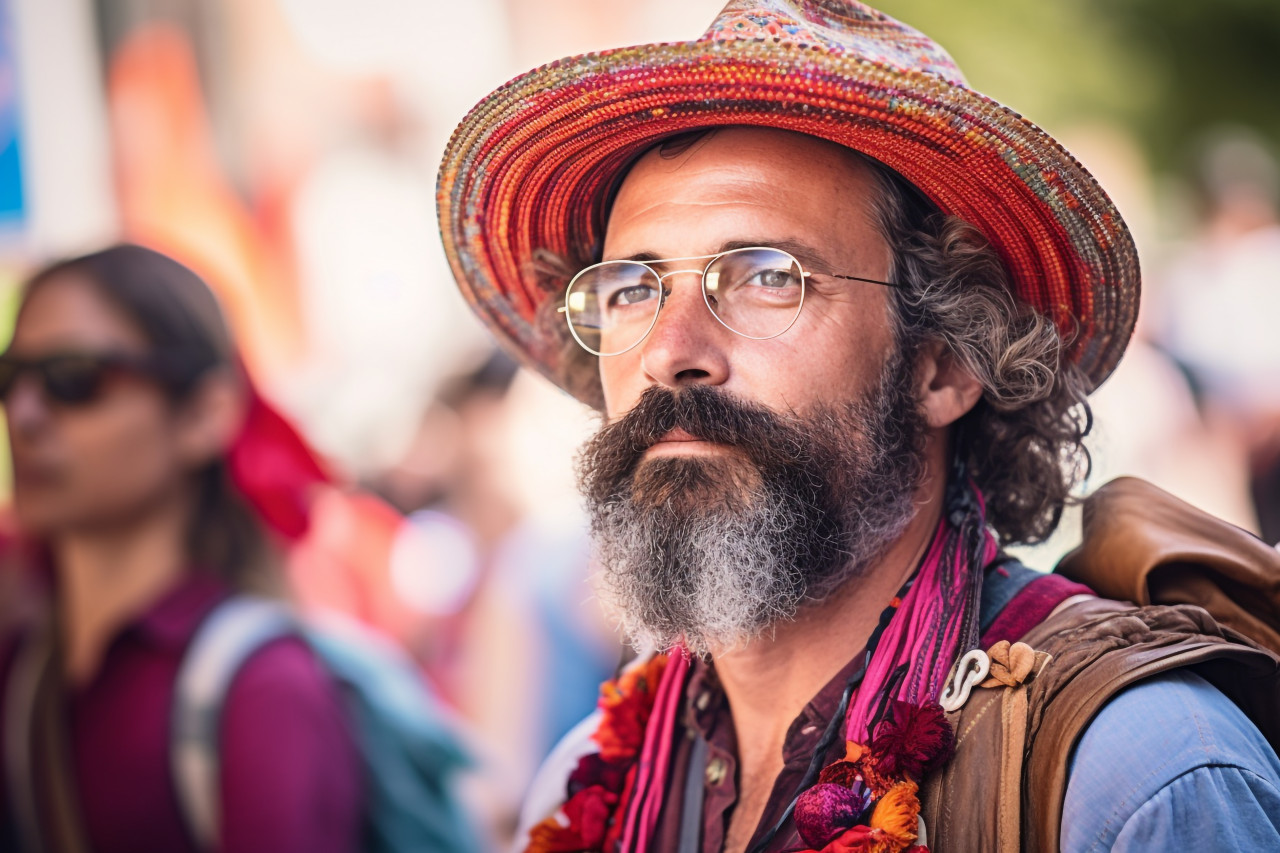 Seasoned traveler immerses in vibrant cultural festival