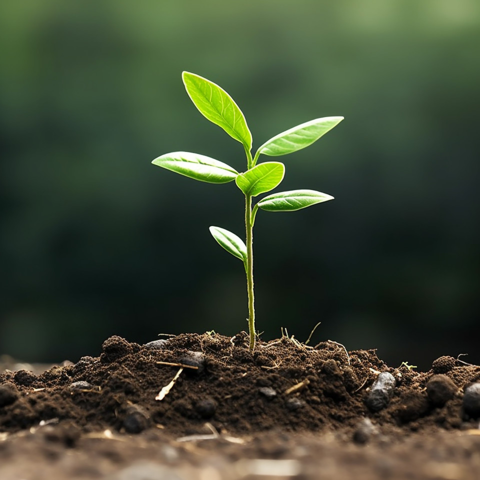 New plant grows from pile of coins