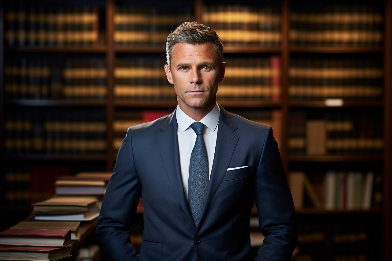 Charismatic law librarian helps clients with free consultations