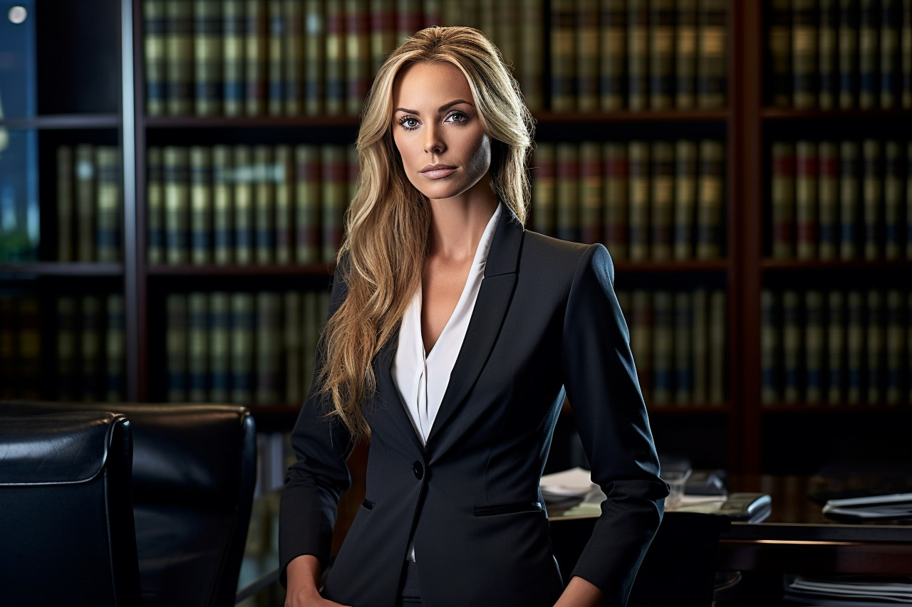 Experienced lawyer in modern office setting