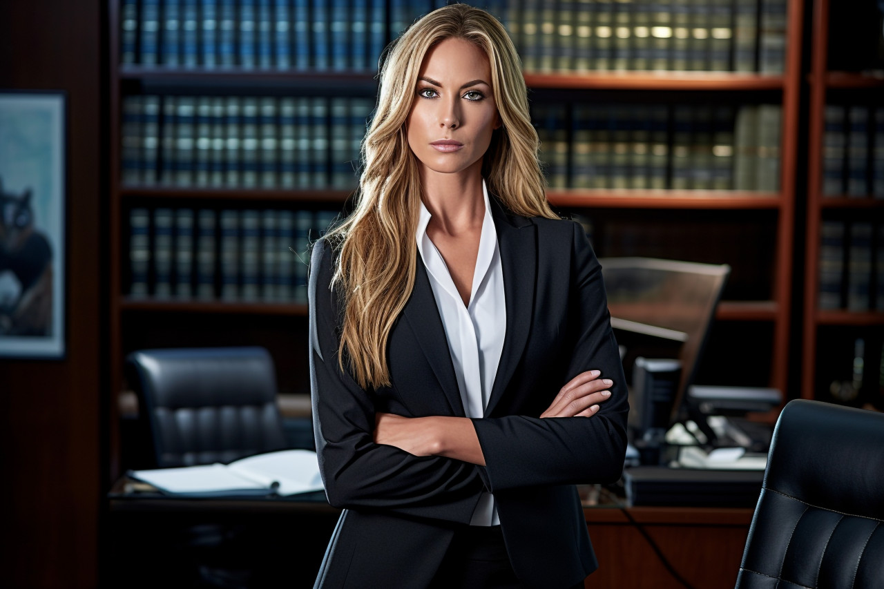 Experienced lawyer in modern office setting