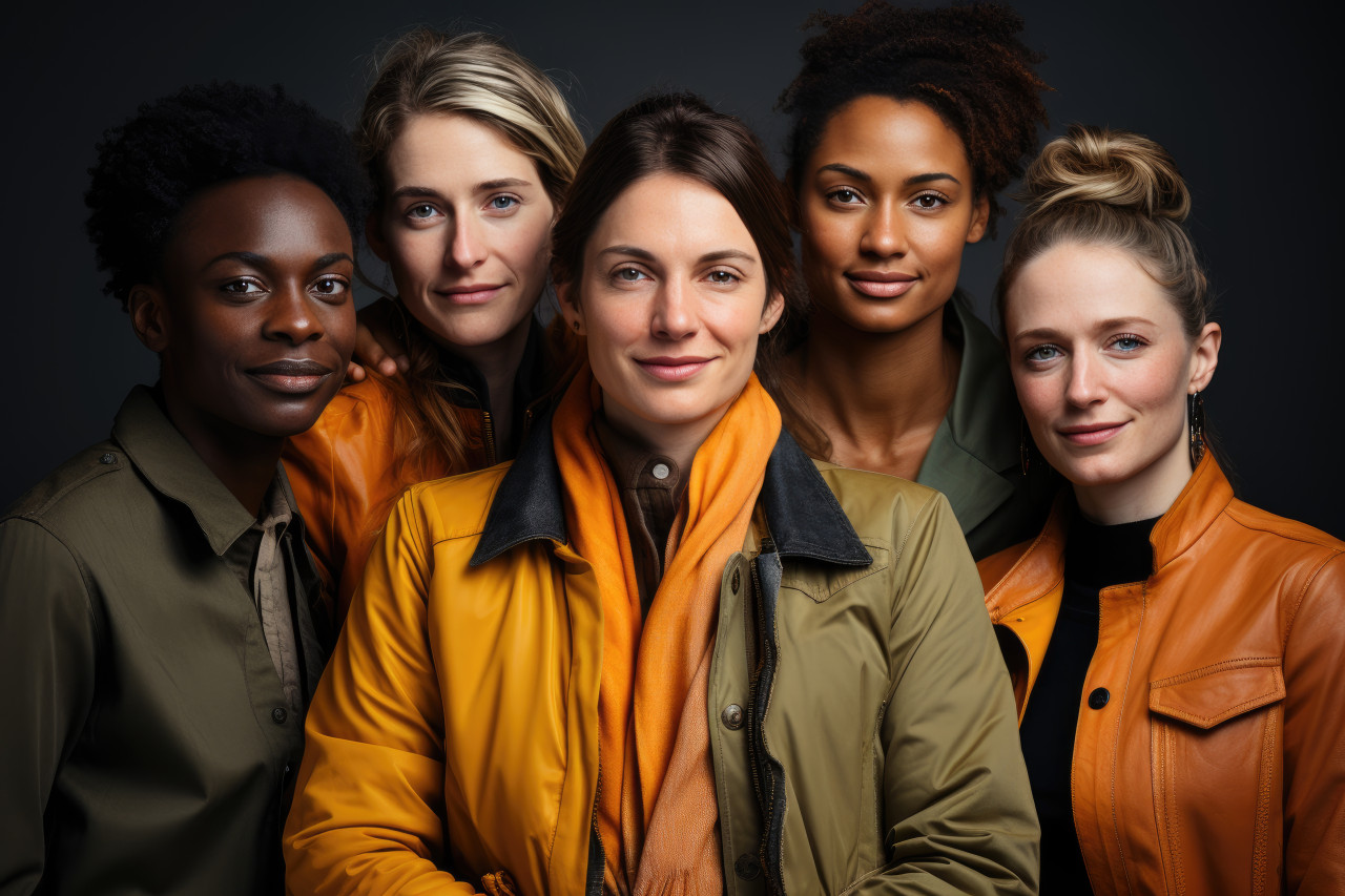 Team showcases strength through varied ages and ethnicities, employee recognition images