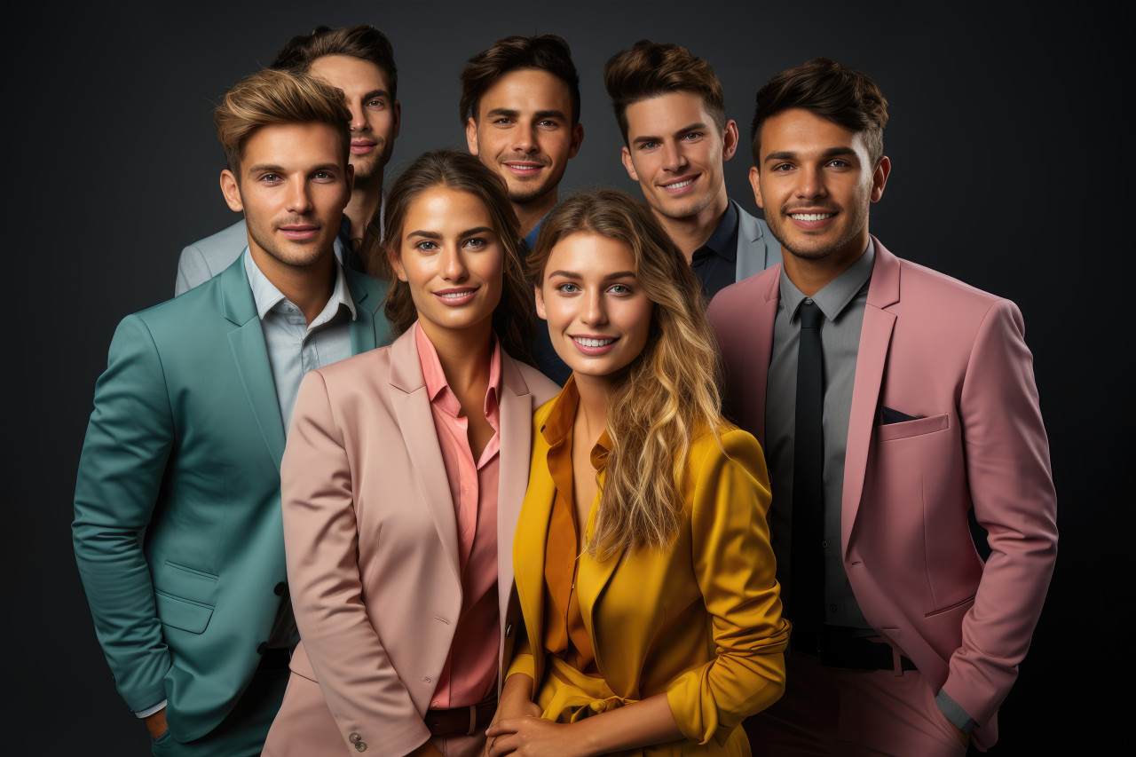 Vibrant group embodies the future leadership of the company, recognition and reward images