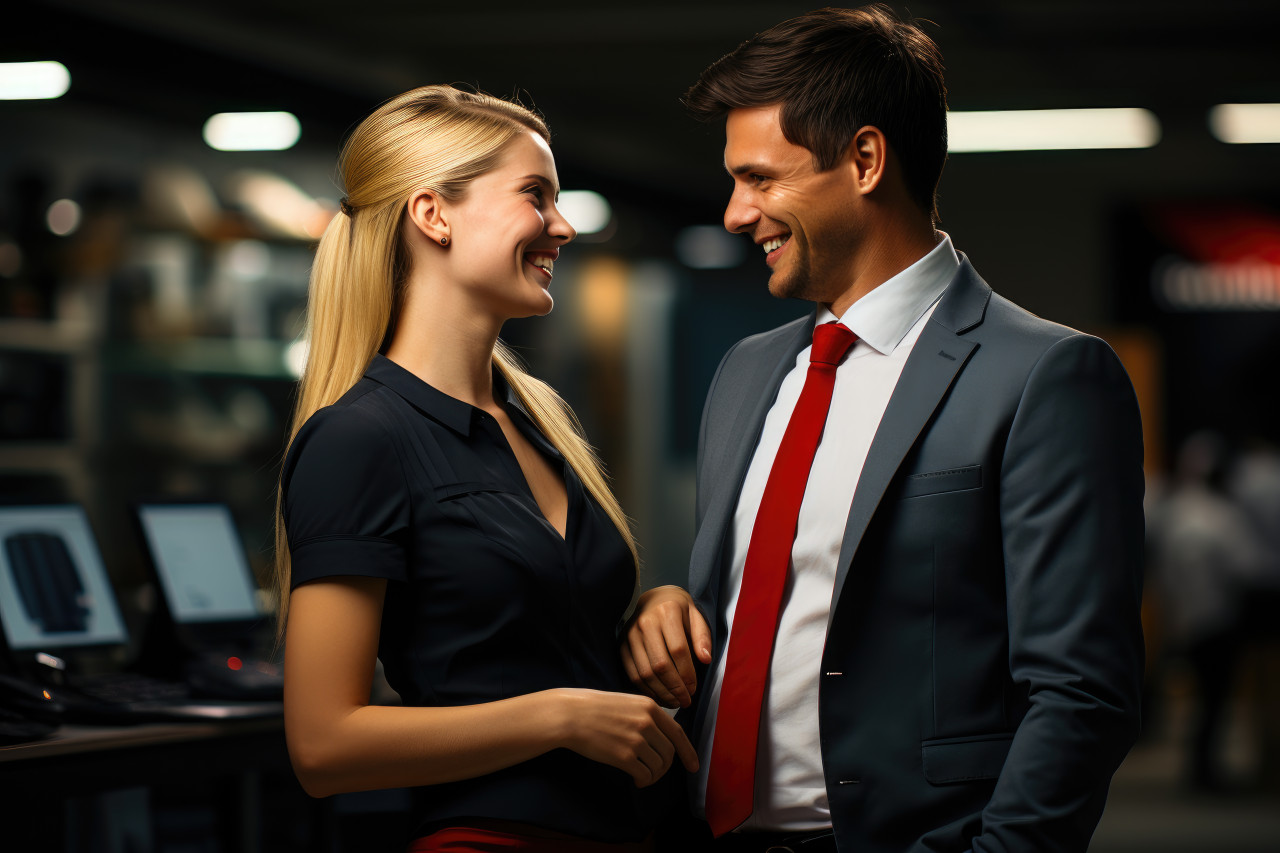 Employee revels in customer praise highlighting the impactful work, employee appreciation day images