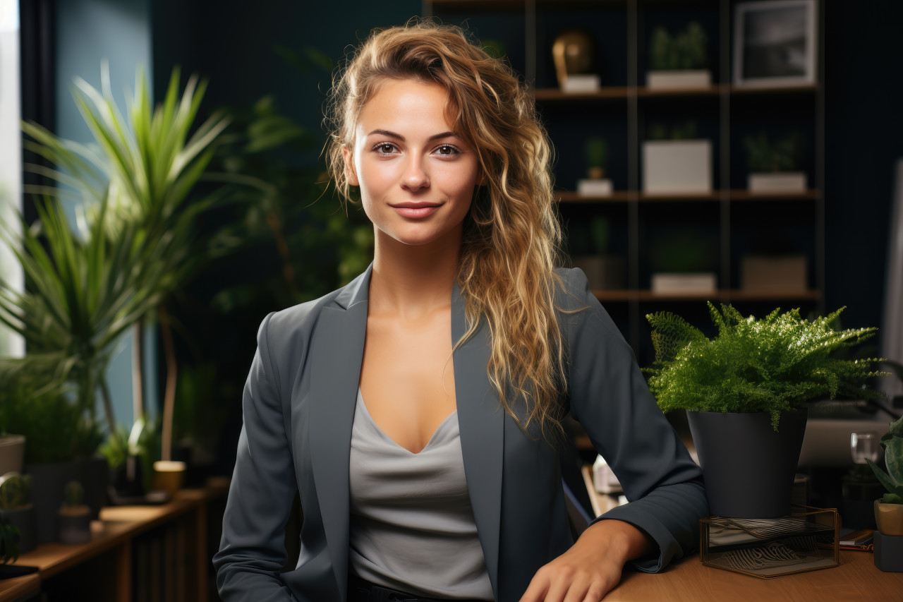Award ceremony in the exquisitely decorated office of a diligent employee, employee appreciation day images