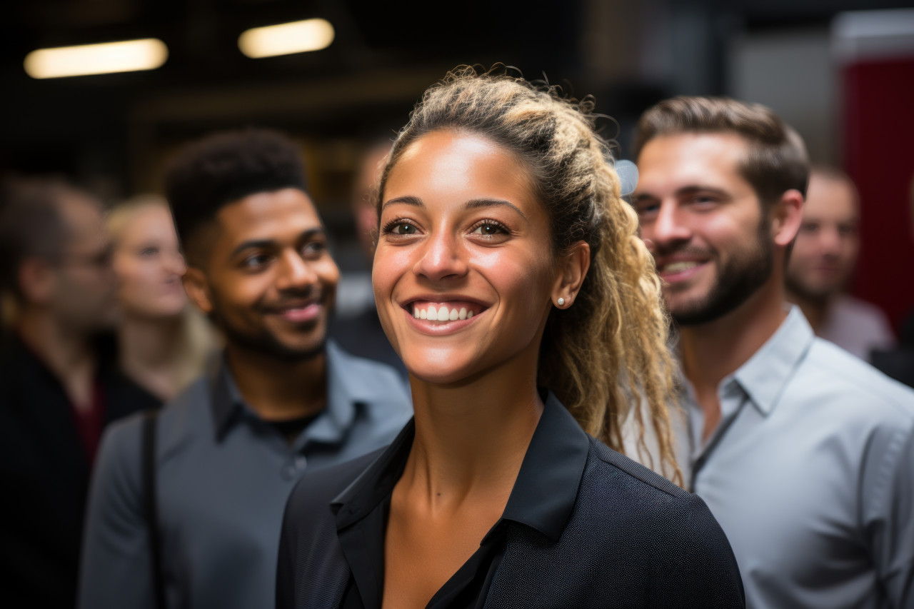 Employees shine in professional headshots session, employee recognition images