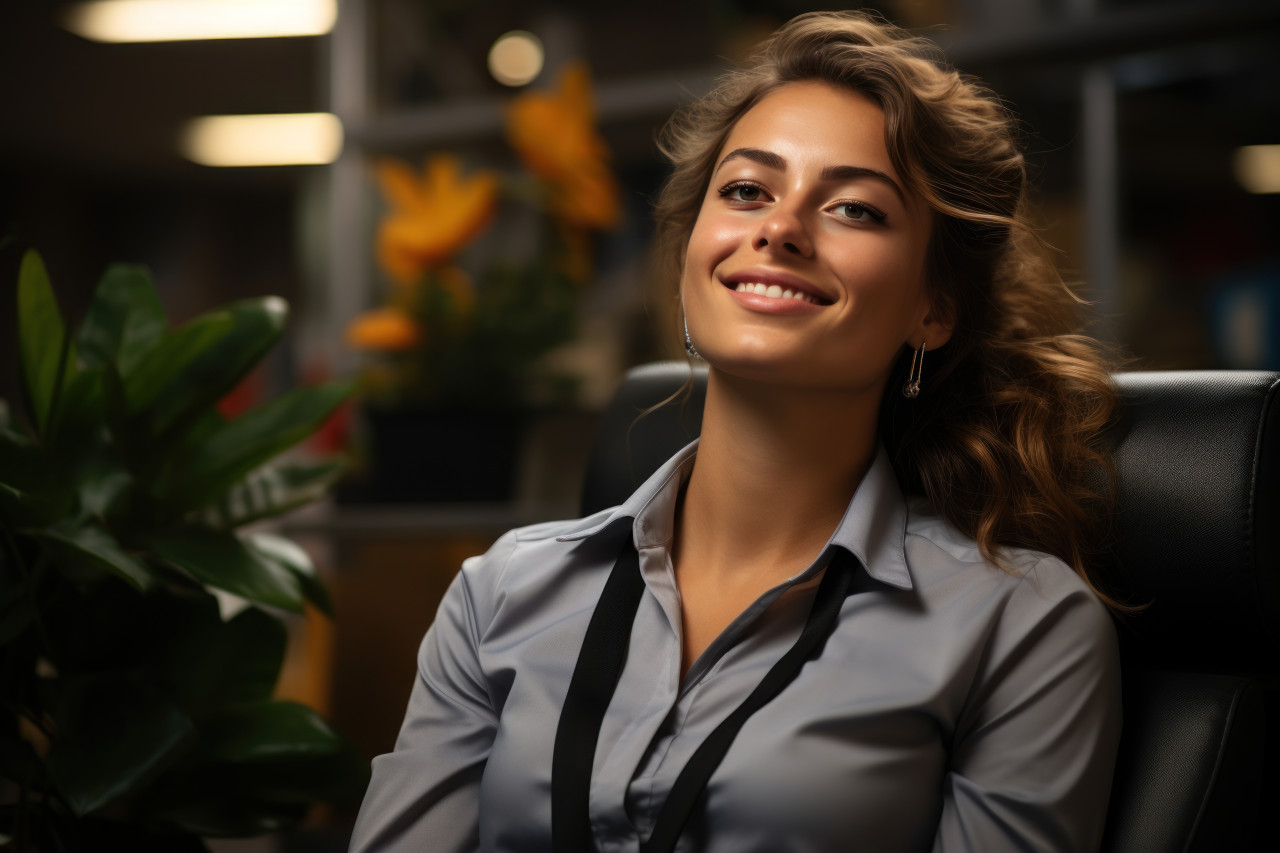 Employee sports medal in designated relaxation area, recognition and reward images