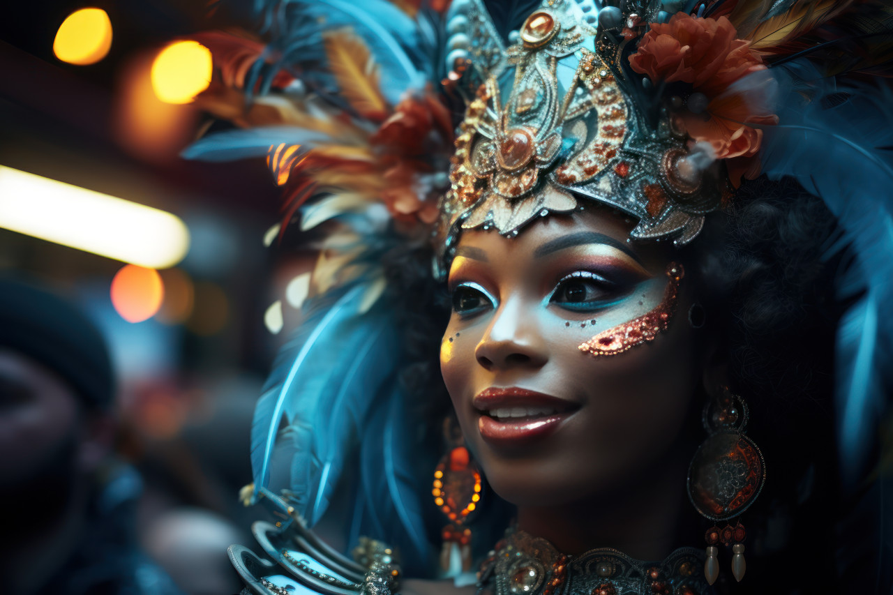 Masked dj magic capturing carnival dance party energy, carnival festival pictures