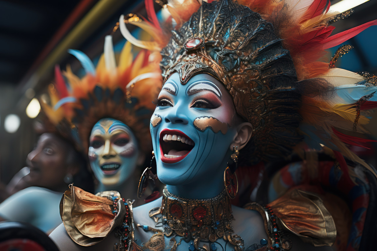 Carnival transformative encounters with gargoyles, carnival festival pictures