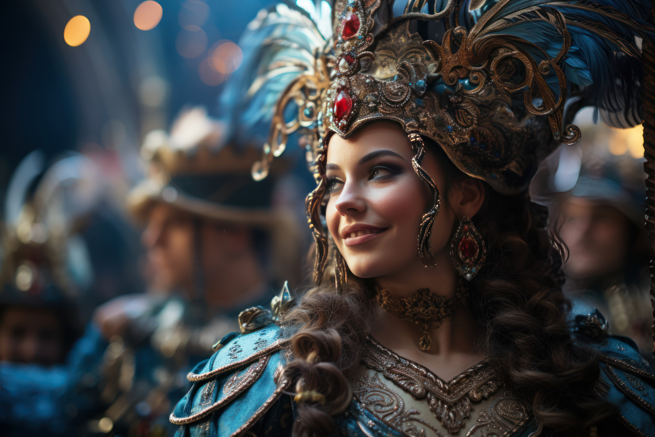 Festive archery contest venetian carnival style, carnival festival pictures