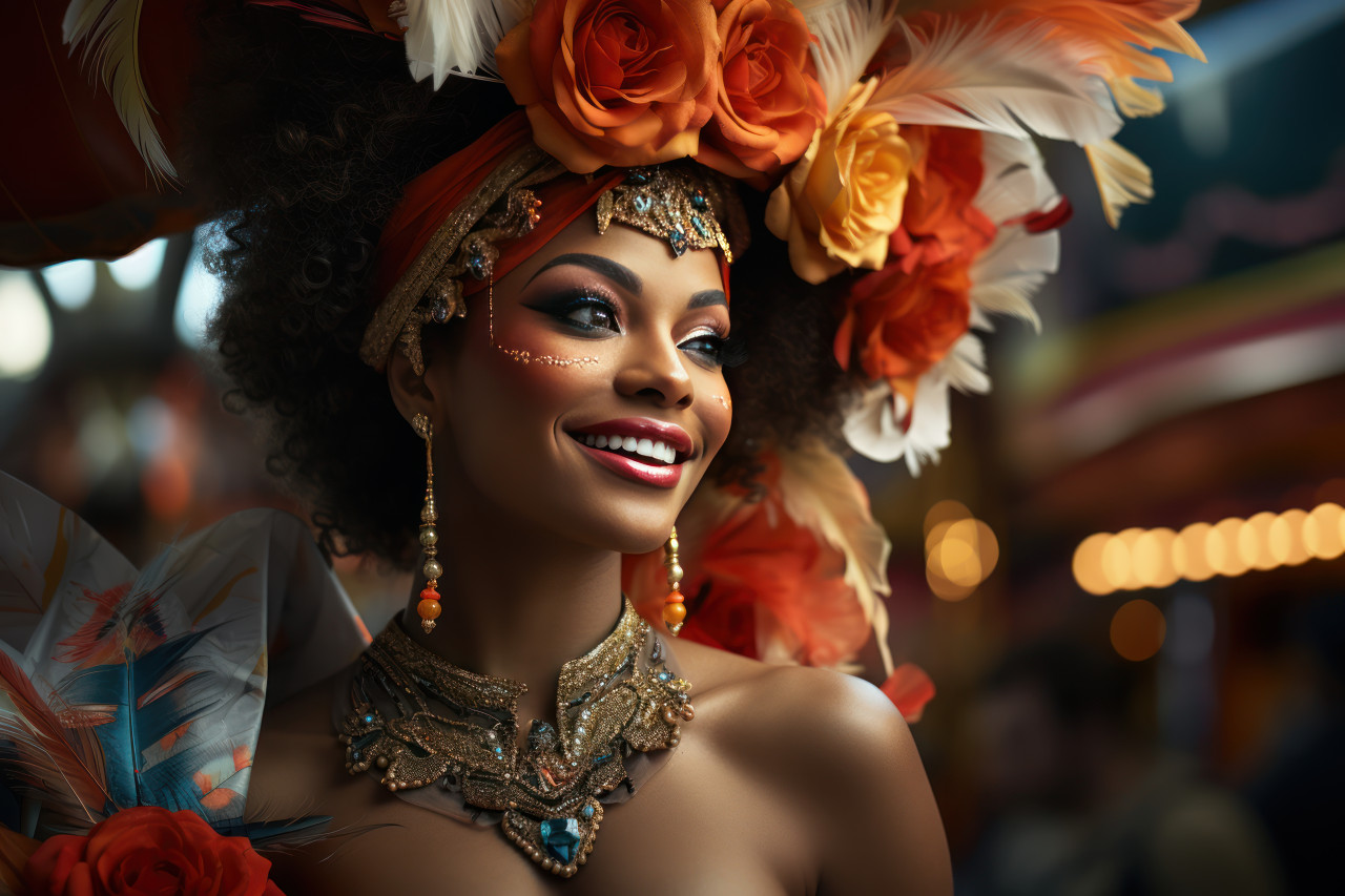 Elegant indulgence carnival attendees as culinary, carnival festival pictures