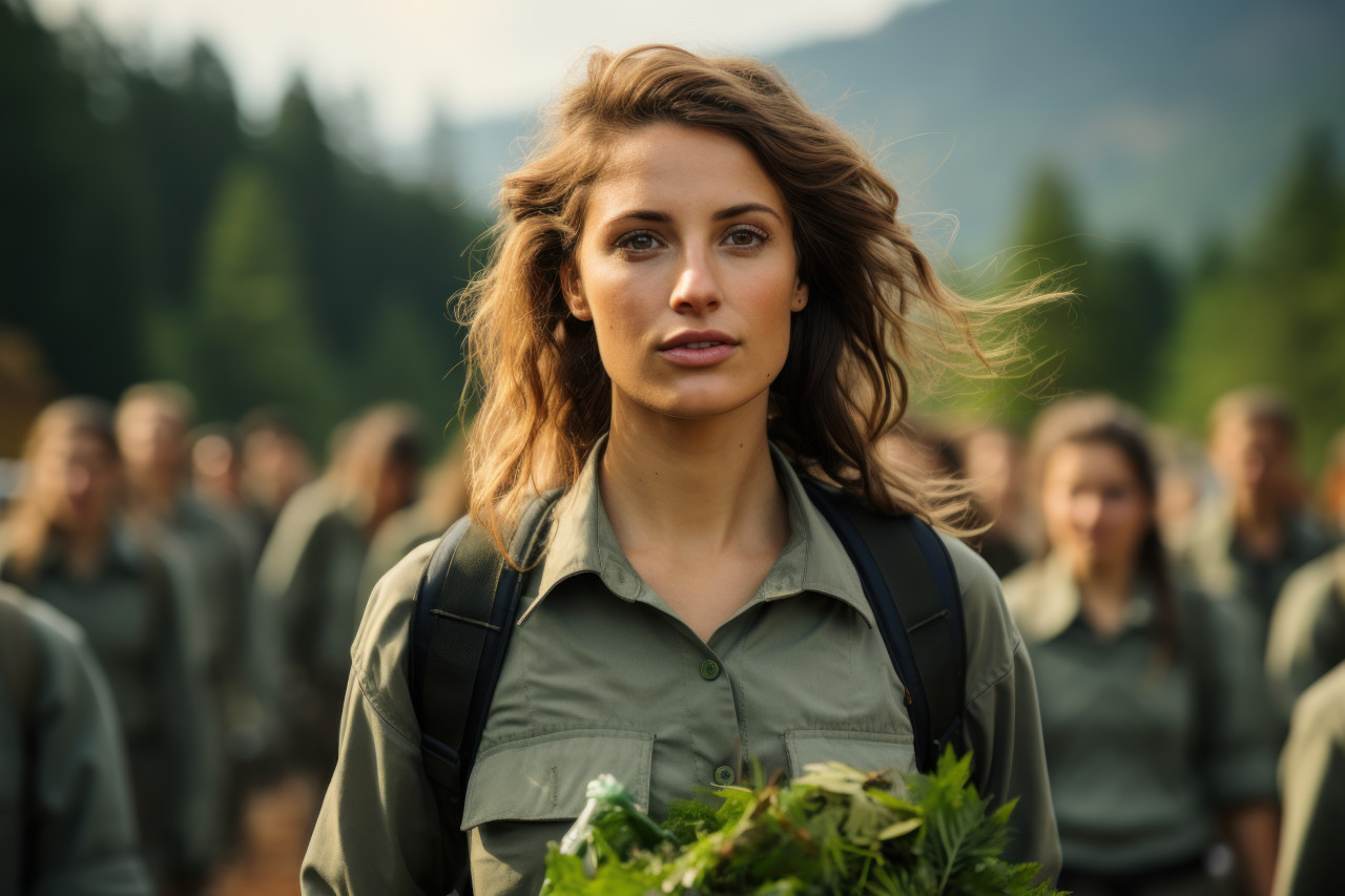 Women at forefront of recycling awareness, female empowerment image