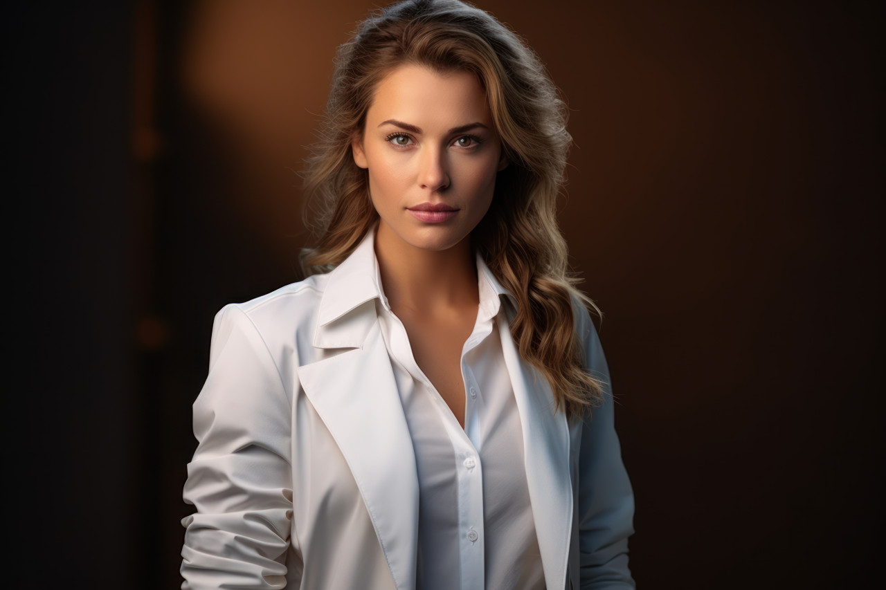 Medical leadership female doctor healthcare team, girl power image