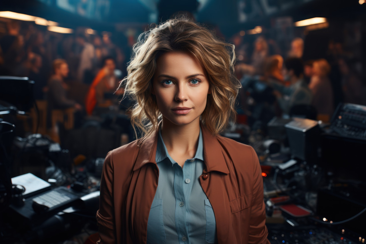 Women shaping media stories and perspectives, girl power image