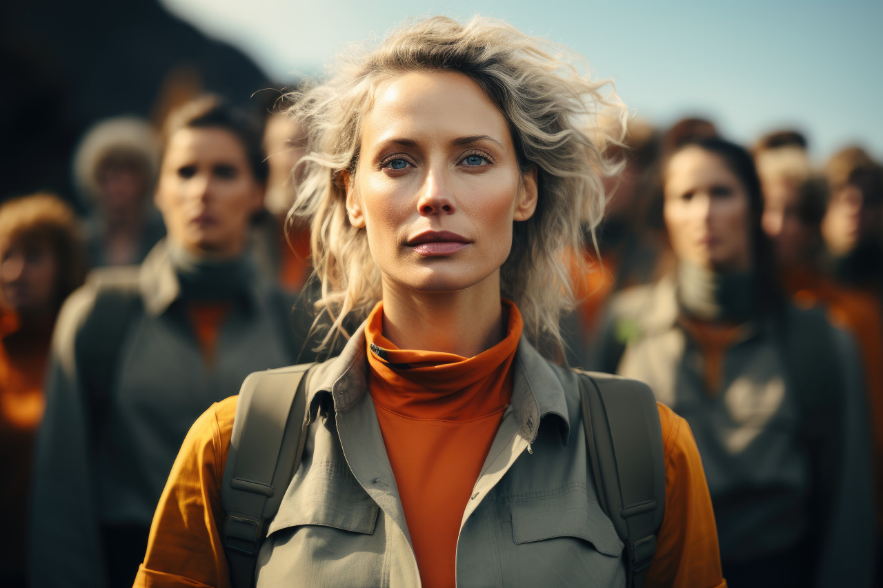 Women at the helm of environmental movements, girl power image