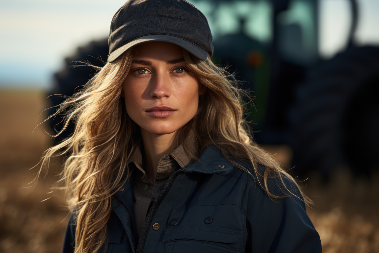 Woman succeeding in male led field, girl power image