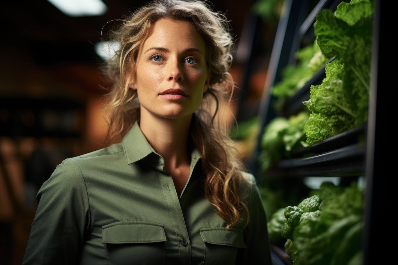 Revolutionizing farming a leader in sustainable technology, girl power image