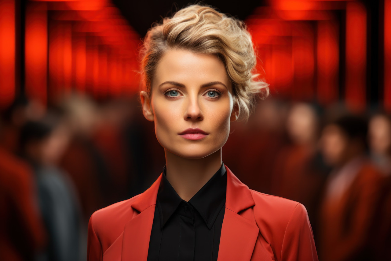 Leadership the woman driving change, girl power image