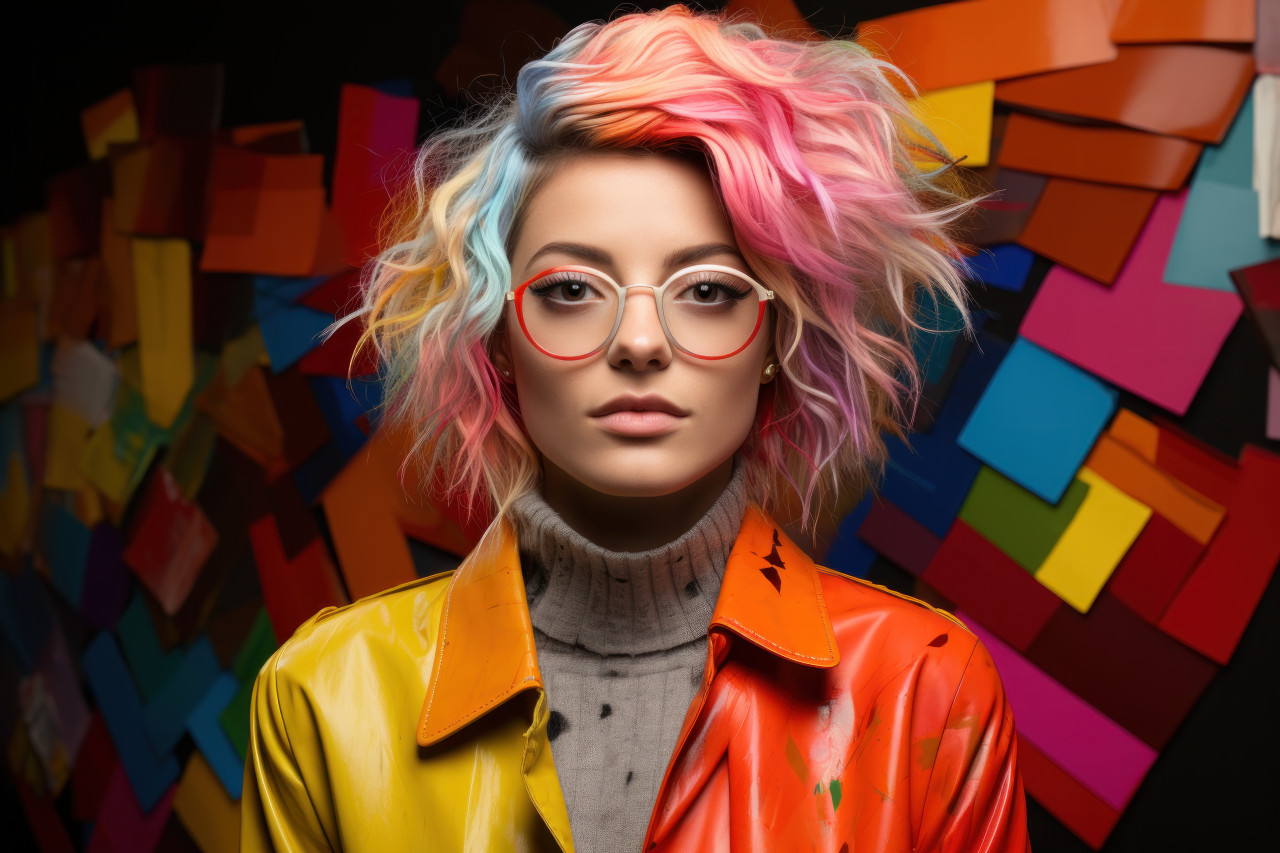 Artistry breaking traditional molds in creative expression, girl power image