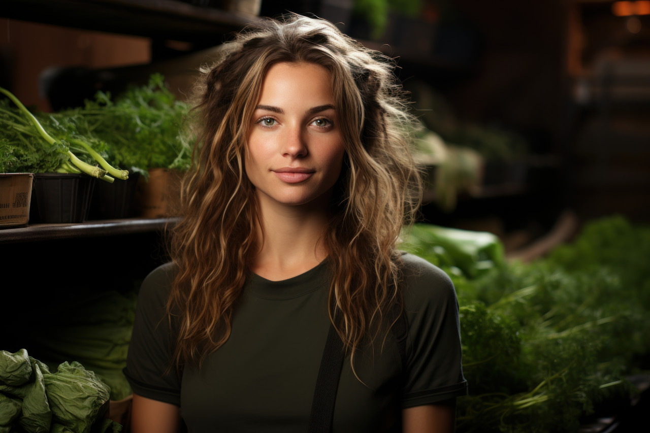 A female entrepreneur revolutionizing urban agriculture, girl power image