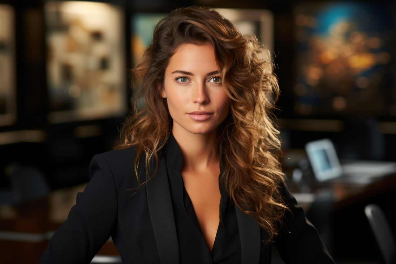 Leading with confidence in the modern office, girl power image