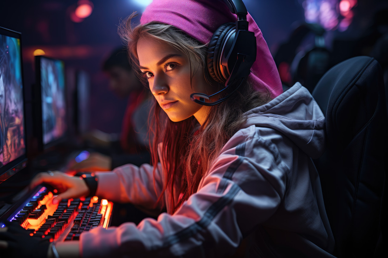 Female gamers raising the bar in tournaments, girl power image