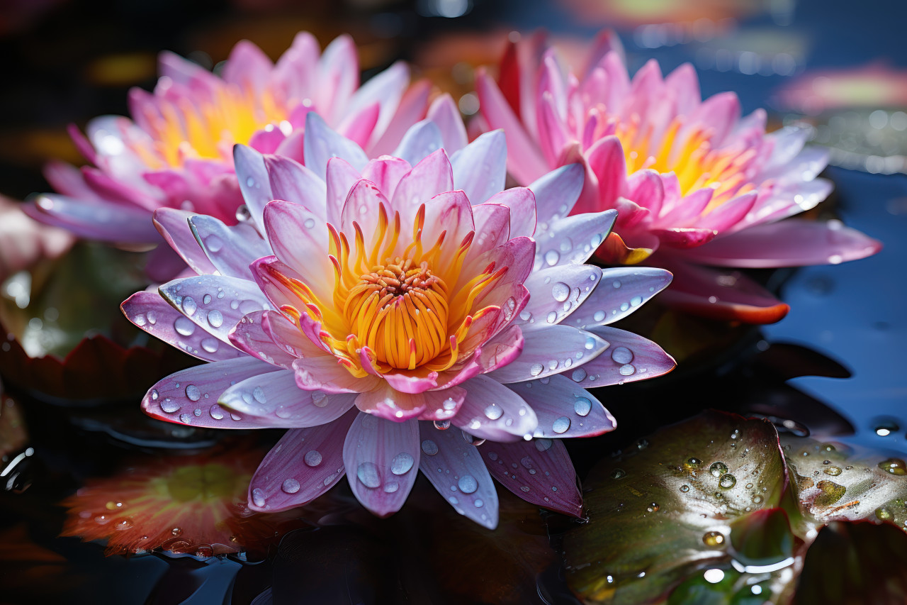 Vivid hues encircled by blossoming floral beauty, spring session photos